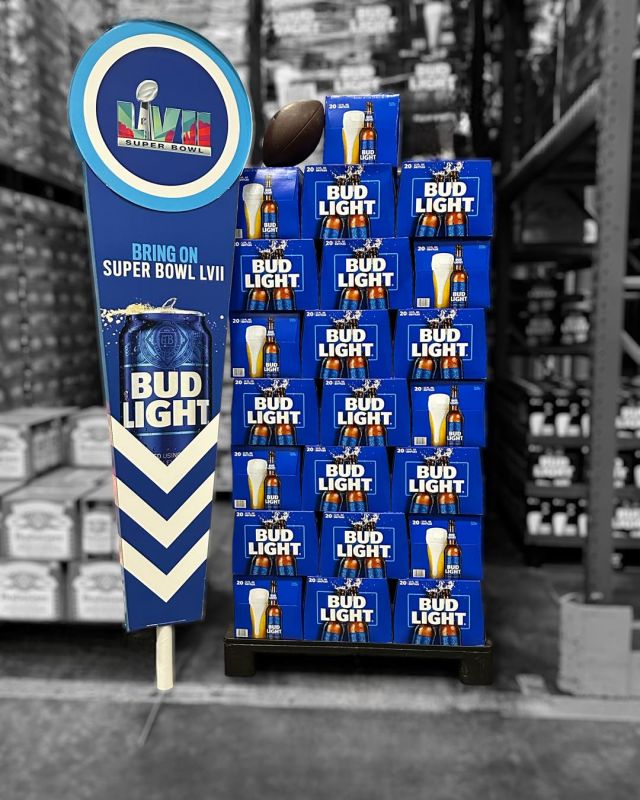 We’re stocked up on #budlight for Super Bowl LVII. Are you? 🏈 🍻 … Head over to Retailer Portal to add to your order now.

https://www.trivalleybev.com/TriValleyRP/

#budlight #superbowl #eagles #chiefs #retailerportal #trivalleybeverage #lvii