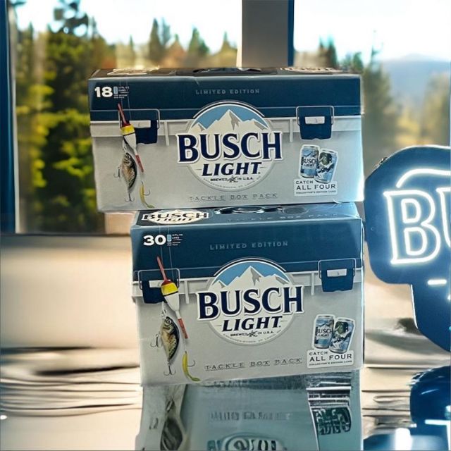 Gone Fishing? 🎣 Busch Light Tackle Box Pack Is Now Available With Limited Edition Packaging And Cans. 🐟

Add To Your Order Today ⬇️

https://www.trivalleybev.com/TriValleyRP/