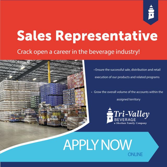 Are You Looking To Get Your Start In The Beer Business? 🍺 We Have Good News For You Because WE’RE HIRING! 💼 Swipe To See All Available Positions And Apply Through Our Website Using The Link Down Below. ⬇️

https://www.trivalleybev.com/careers/

#sales #beerdistribution #merchandiser