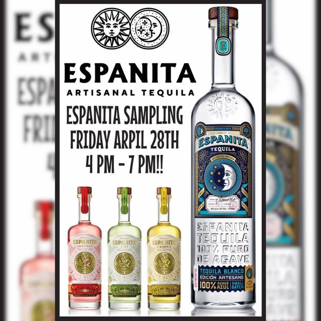 Thinking About Cinco De Mayo? Join Us Down @ Hamilton Village Wine and Spirits To Sample Espanita Tequila This Friday From 4-7PM! 

#tequila #espanita #cincodemayo