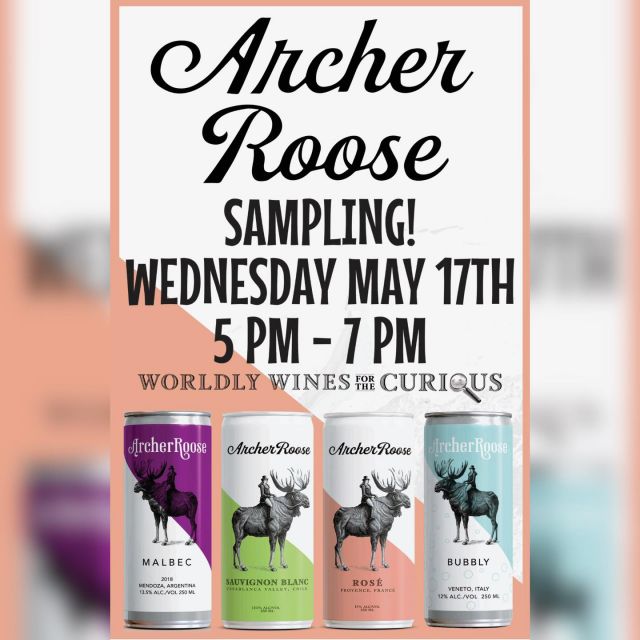 Join Us @pewterspoon To Sample Archer Roose From 5-7 PM Tonight! 🫎

#archerroose #sampling
