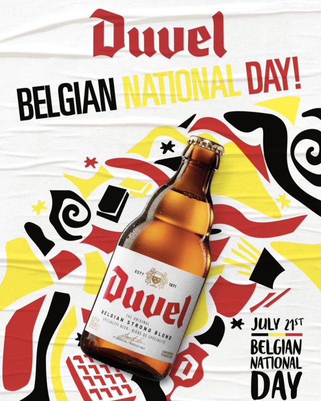 Happy Belgian National Day Everyone. 🍺 A Special Shoutout To Our Friends We Are Celebrating With Over At Duvel! ⚫️🟡🔴